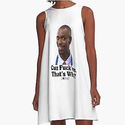 Dave Chappelle Cuz That's Why A-Line Dress
