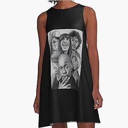 Dave Chappelle Many Face Edition A-Line Dress