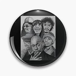 Dave Chappelle Many Face Edition Pin