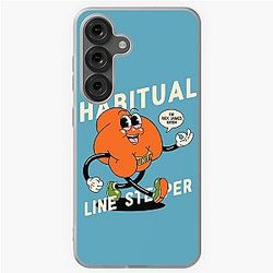 Habitual Line Stepper - Chappelle Show Quote - Cold Blooded - Blackness - Original Art - Fist of Rick James Wearing Unity Ring Samsung Galaxy Soft Case