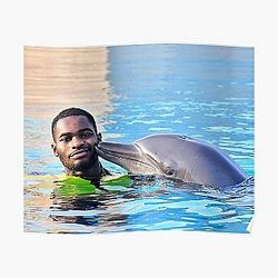 Santan Dave Dolphin Poster RB1310