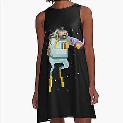 Dave the Space A-Line Dress