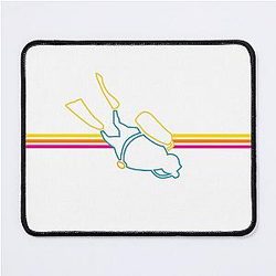 Dave The Diver Ispirato Fan Art - White Mouse Pad