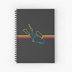Dave The Diver Notebook della spirale dell'arte del ventilatore