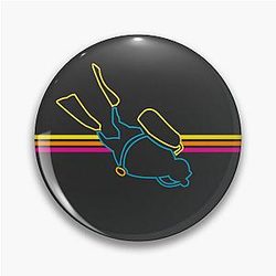 Dave the Diver Pin di arte del ventilatore