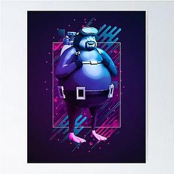 Dave The Diver Modern Graphic Design Poster