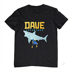 Diver Shark LA0407 Dave The Diver T-Shirts
