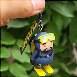 Mini Oxygen Tank DTNK0408 Dave The Diver Keychains