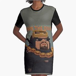 Dave The Diver gioco Graphic T-Shirt Dress