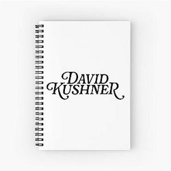 David Kushner Marchandises David Kushner Logo Carnet de notes spirales