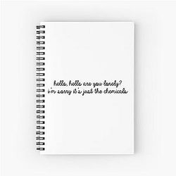 David Kushner Merch Ciao prodotti chimici Spiral Notebook