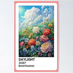 "Daylight" David Kushner Poster Pantone Card
