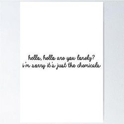 David Kushner Merch Ciao prodotti chimici Poster