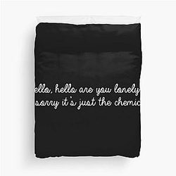David Kushner Bonjour Hello Chemicals Couverture de couettes