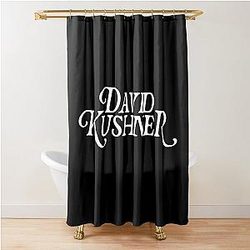 David Kushner Merch David Kushner Logo Shower Curtain