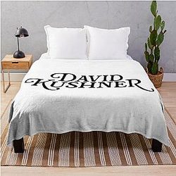 David Kushner Merch David Kushner Logo Throw Blanket