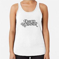David Kushner Merch David Kushner Logo Racerback Tank Top