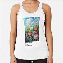 "Daylight" David Kushner Pantone Card Racerback Tank Top