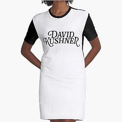 David Kushner Mercha David Kushner Logográfico T-shirt vestido