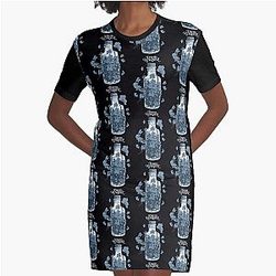 David Graphic T-Shirt Dress