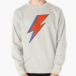 David Bowie Lightning Bolt  Pullover Sweatshirt