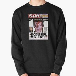 explore climbing national park david bowie lazarus, lazarus david bowie retro Pullover Sweatshirt