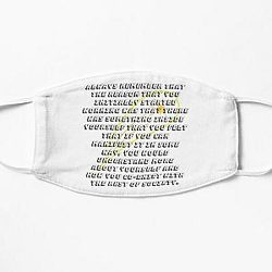 Advice From David Bowie  Flat Mask