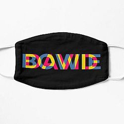 David Bowie Abstract Ziggy Stardust Art Flat Mask