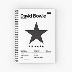 David Bowie - Blackstar Spiral Notebook