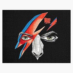 grouping for david bowie lazarus, lazarus david bowie camping Jigsaw Puzzle