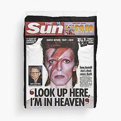 explore climbing national park david bowie lazarus, lazarus david bowie retro Duvet Cover