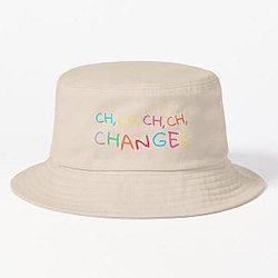CHANGES - Shirts And Gifts For David Bowie Fans Bucket Hat