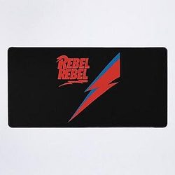 christmas time blue love david bowie lazarus, lazarus david bowie and love together Desk Mat