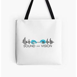 David Bowie eyes sound and vision All Over Print Tote Bag