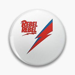 David Bowie Rebel Rebel Pin