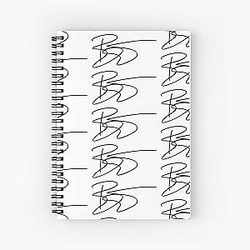  David Bowie Signature Spiral Notebook
