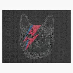 Ziggy Stardust Cat David Bowie Wo  Jigsaw Puzzle