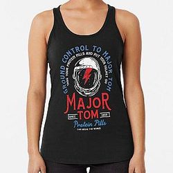 David Bowie Inspired Racerback Tank Top