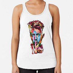 Fadsftdavid Bowie Bowie David Bowie Racerback Tank Top