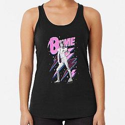 winter new year merry david bowie lazarus, lazarus david bowie christmas Racerback Tank Top
