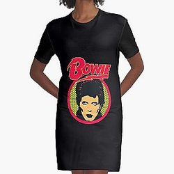 abstract cat colorful david bowie lazarus, lazarus david bowie cat cats animals Graphic T-Shirt Dress