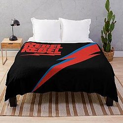 christmas time blue love david bowie lazarus, lazarus david bowie and love together Throw Blanket