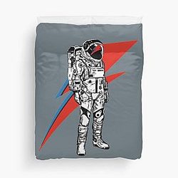 David Bowie Theres A Atarman Gift Men Women Duvet Cover