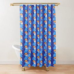 Low David Bowie Shower Curtain