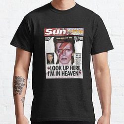 explore climbing national park david bowie lazarus, lazarus david bowie retro Classic T-Shirt