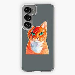 David Bowie Cat Rebel Samsung Galaxy Soft Case