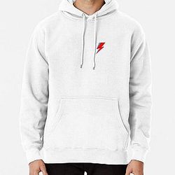 David Bowie Lighting Bolt Pullover Hoodie
