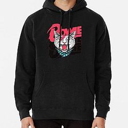 David Bowie Cat Pullover Hoodie