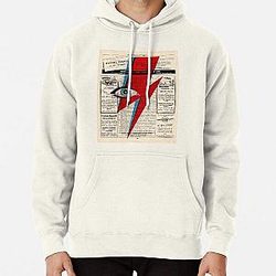 David Bowie Eyes lightning Ziggy Stardust Pullover Hoodie