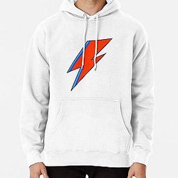 David Bowie Lightning Bolt  Pullover Hoodie